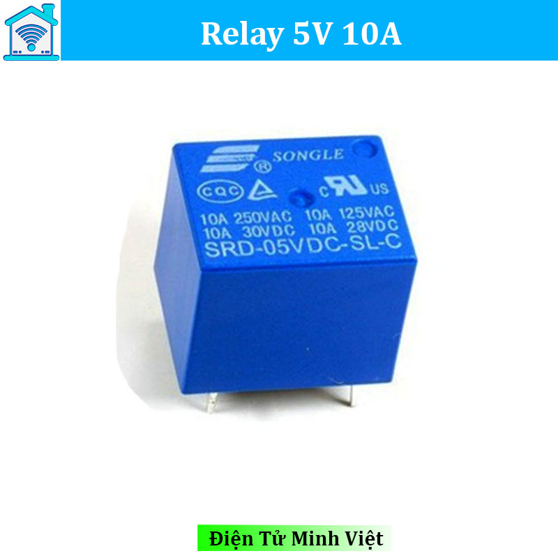 Relay SONGLE SRD-5-VDC-12-VDC-SL-C (10A - 5 Chân)