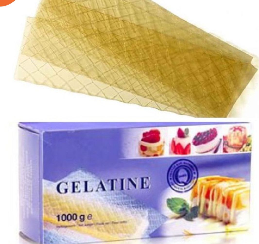5 lá gelatine