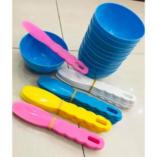 [HCM]Combo chén nhựa và bay đánh