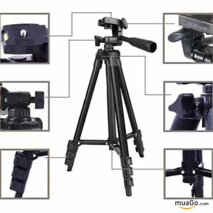 [HCM] [LOẠI MỚI 2021] Chân máy ảnh, Gậy chụp hình Tripod 3120