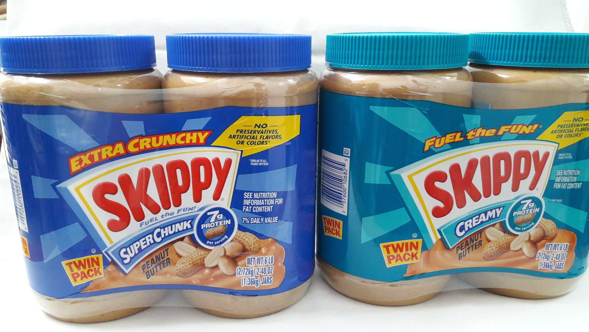 Bơ đậu phộng loại mịn Skippy Mỹ (1.360g)