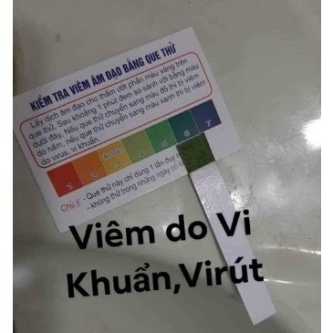 (Kèm cốc ) Que Kiểm Tra Viêm Âm Đạo , que thử viêm âm đạo