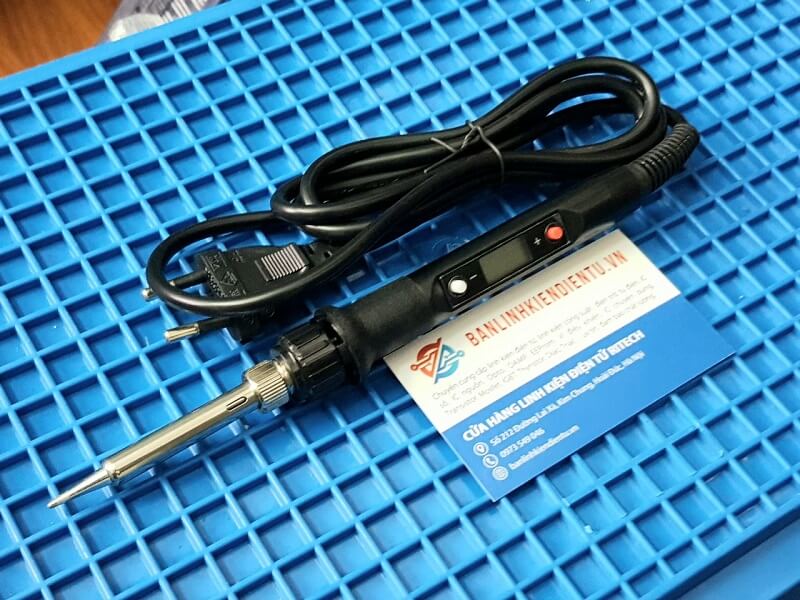 Mỏ hàn điện 908S 220V 80W có mặt hiển thị nhiệt độ LCD
