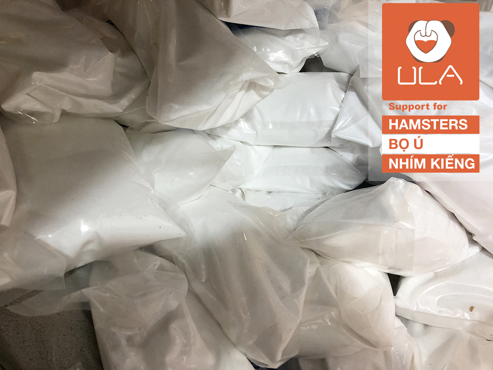 Cát tắm thơm, sạch lông cho hamsters - Ula Pets