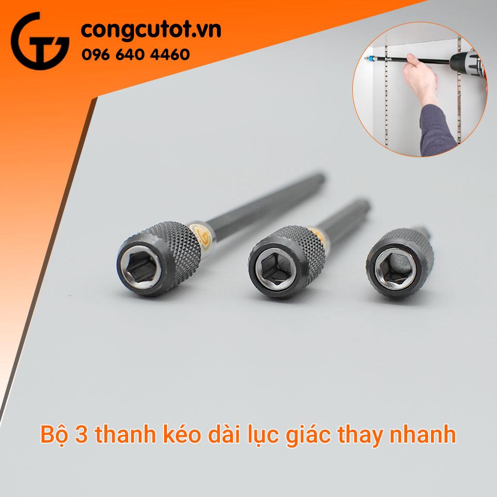 Bộ 3 đầu nối dài lục giác