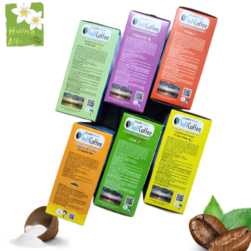 Cà phê muối Salt Coffee Dr. Muối (hộp 9 gói) cà phê hòa tan 4in1