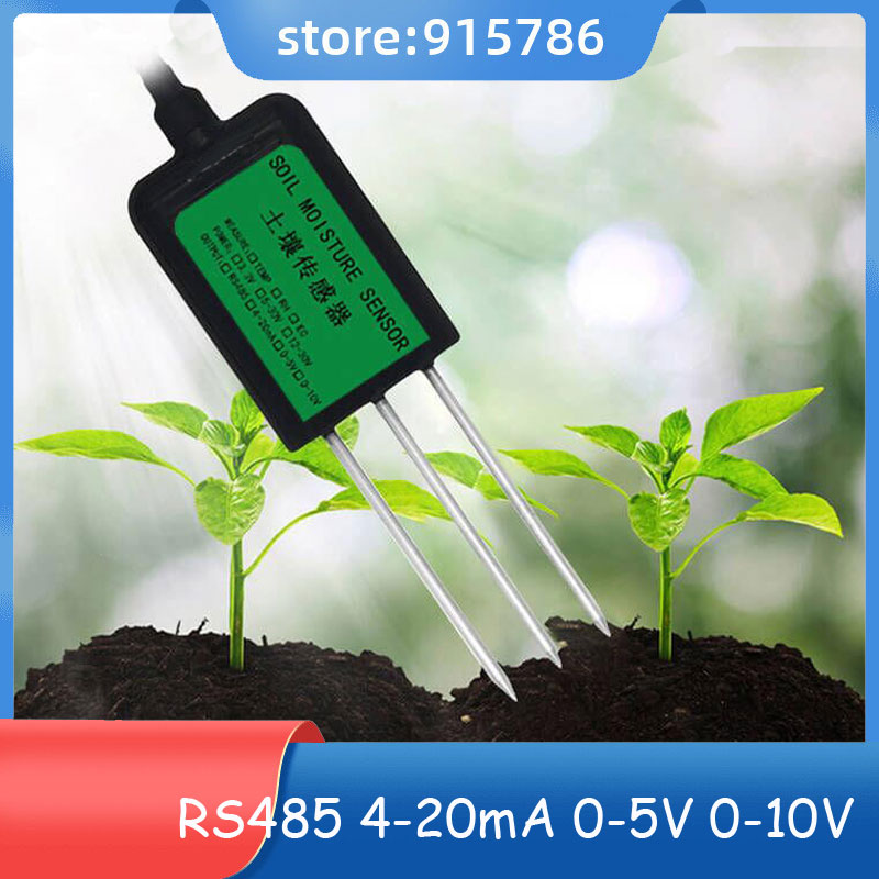 RS485 nhiệt độ độ ẩm độ dẫn nhà kính đất nhiệt độ đất nhiệt độ và độ ẩm cảm biến nông nghiệp Detector