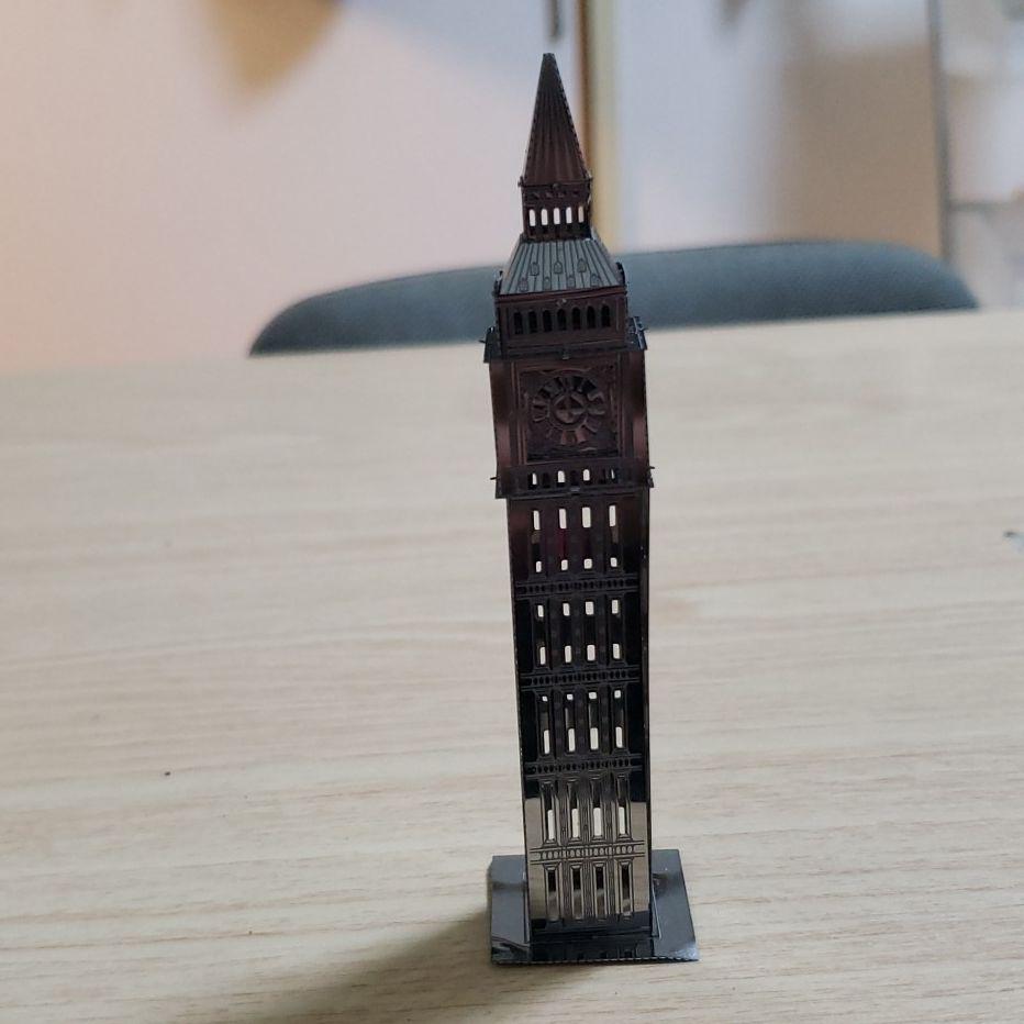 Mô Hình 3D Kim Loại Lắp Ráp Tháp Đồng Hồ Big Ben [Chưa Lắp]