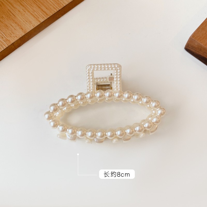 Korean Style Pearl Bow Hair Clip