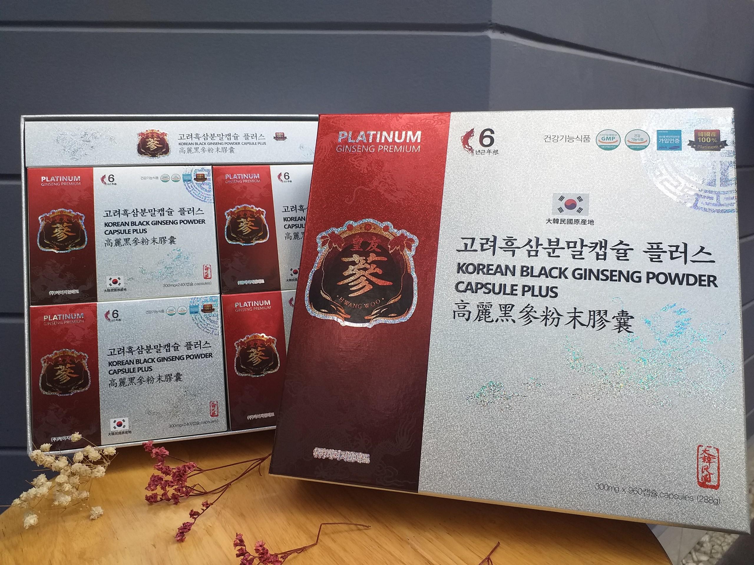 THỰC PHẨM DÀNH CHO SỨC KHỎE KOREA BLACK GINSENG POWER CAPSULE PLUS