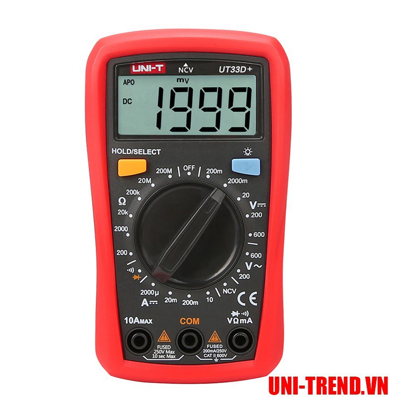 UT33D+ Đồng hồ vạn năng điện tử Uni-Trend HANDTOOL