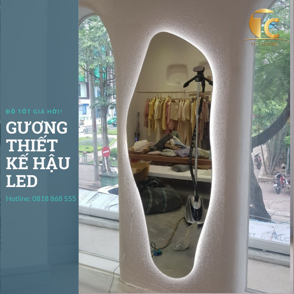 Gương Hậu Led Thiết Kế 700 x 1000