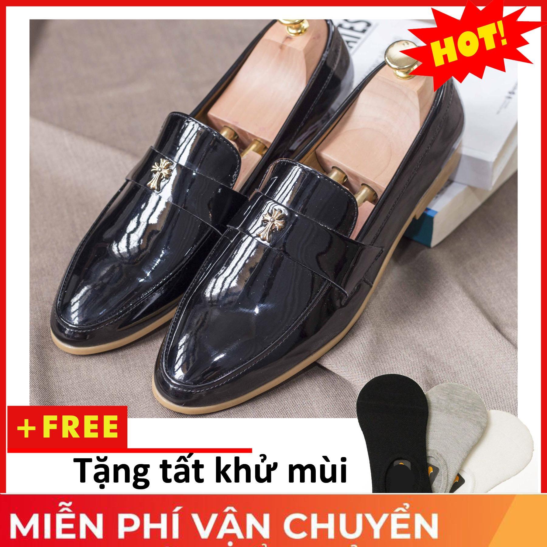 Giày lười nam - giày lười nam đẹp da bóng đế khâu m95-abuta mẫu mới 2023