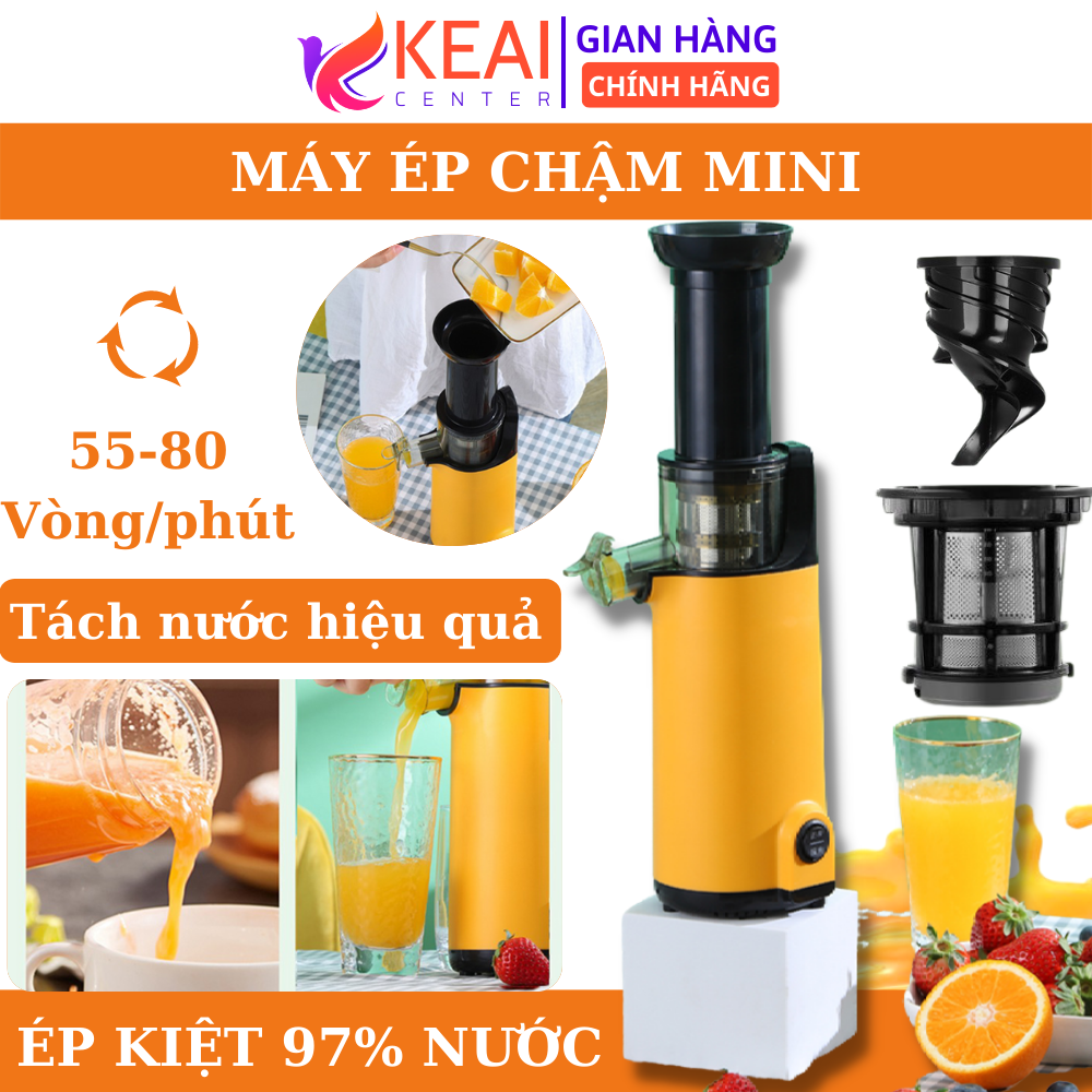 Máy ép chậm mini . máy xay ép trái cây . máy ép chậm mini 120w xilanpu . máy ép nước trái cây hoa quả rau củ đa năng siêu tiện lợi hot nhất mùa hè này. ép khỏe các loại hoa quả - bh 12 tháng