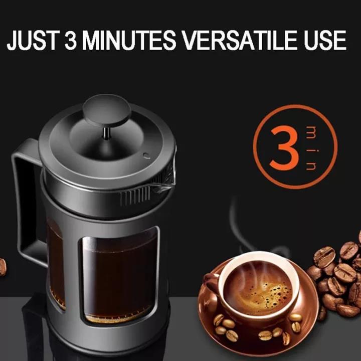 Romoss Bình pha cafe ấm trà Pha trà chuẩn kiểu Pháp Bình cafe,Bình Pha Cafe Kiểu Pháp 350ml/ 600ml - Bình pha cà phê french press - Dùng để pha trà hay cà phê theo phương pháp French press ép cà phê - Thiết kế tinh gọn, hiện đại - Chất liệu cao