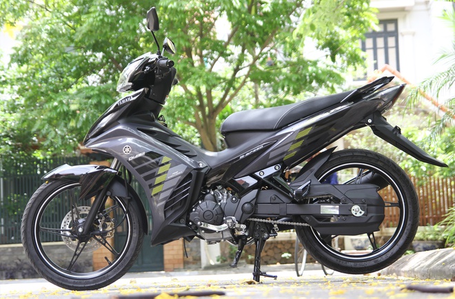 Tem rời yamaha exciter 135 đời 2014 dán xe xám đen - tem 3 lớp giả zin - tem chuẩn hình - không phai màu