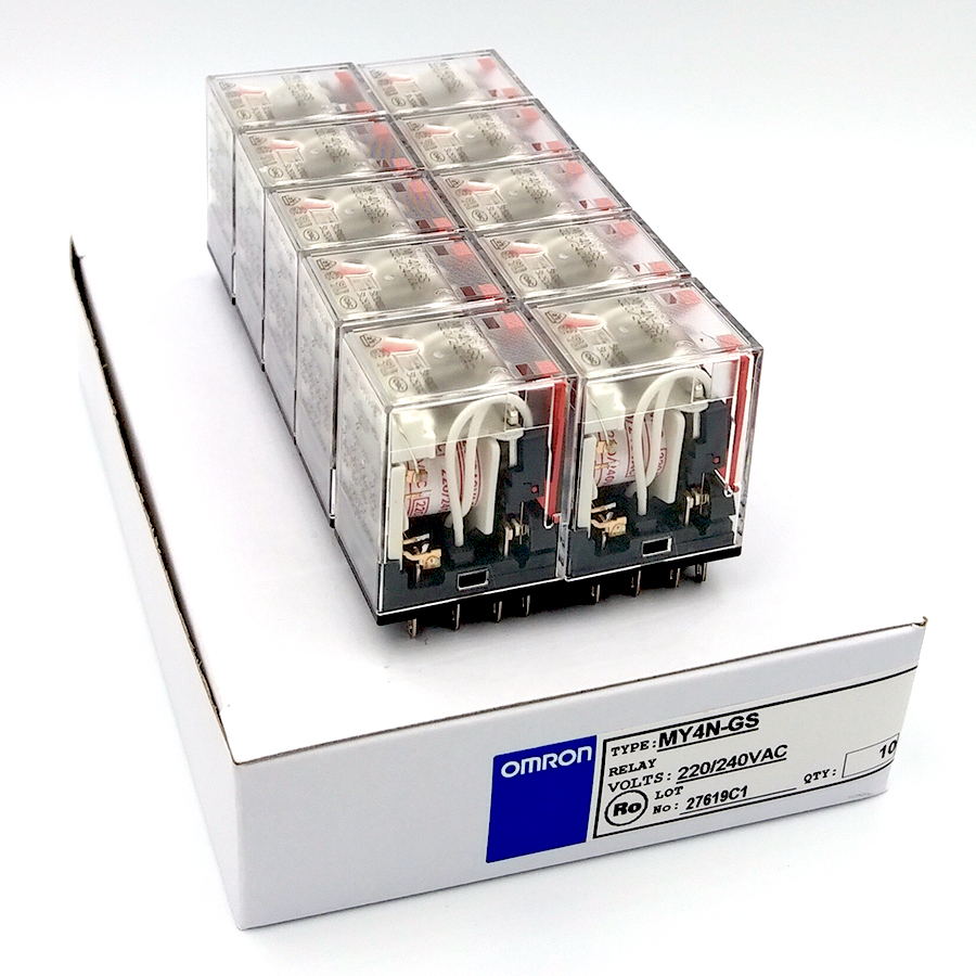 Rơ le trung gian Omron MY2N-GS AC220/240, 24VDC