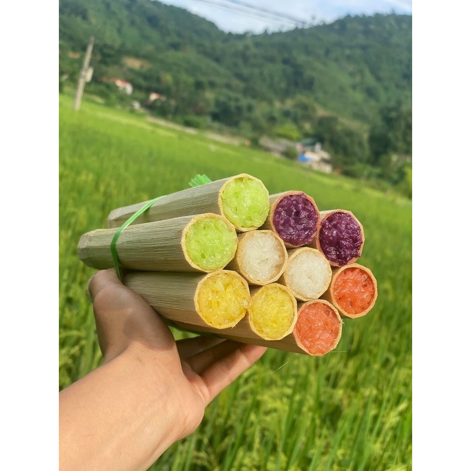 Set 5 ông cơm Lam ngũ sắc tây bắc 1kg