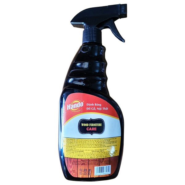 Chai xịt bảo dưỡng đánh bóng đồ gỗ Hando 600ml