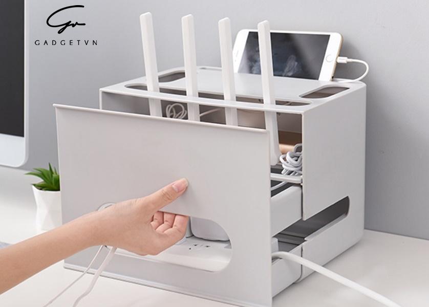 Hộp đa năng đựng modem ổ cắm điện