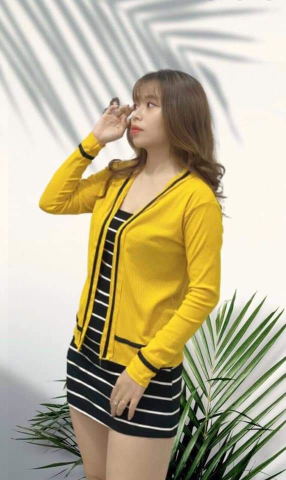 Áo Khoác Len Mỏng Sang Trọng, Thanh Lịch