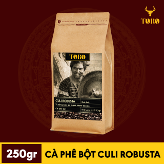Cà Phê Bột TORO Culi Robusta - 250GR - Cà Phê Nguyên Chất Không Pha Trộn - Cà Phê Thật 100% - TORO COFFEE - [TORO FARM] thumbnail
