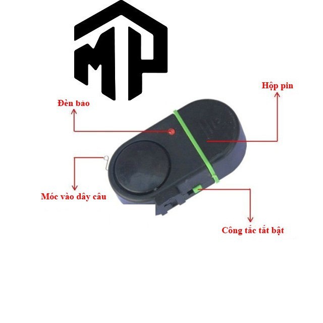 Chuông báo cá T1999 tự động cắn câu điện tử  (cam kết đổi trả trong 2 tuần đầu)