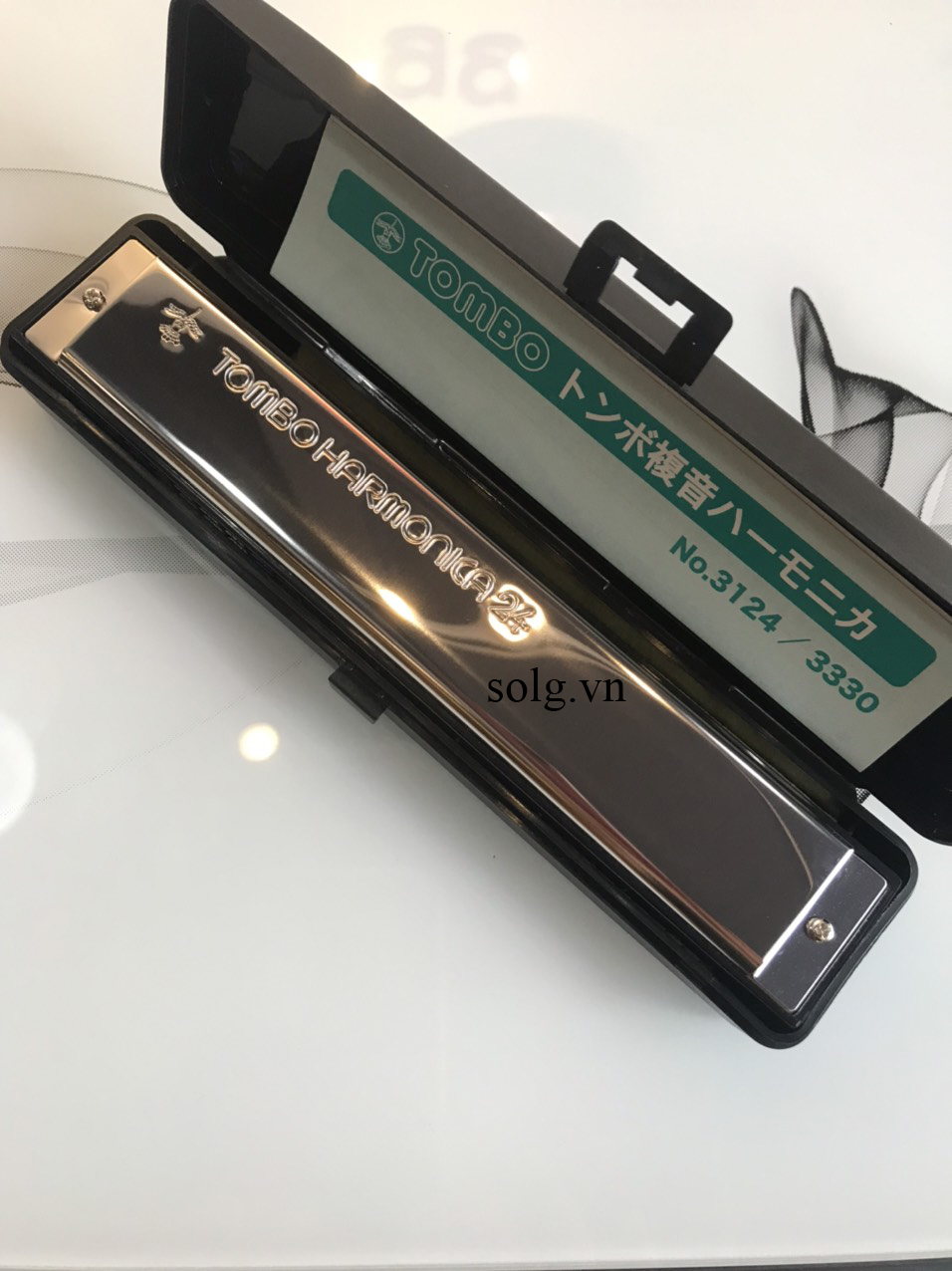 Kèn harmonica tremolo Tombo 24 lỗ C# âm thanh hay