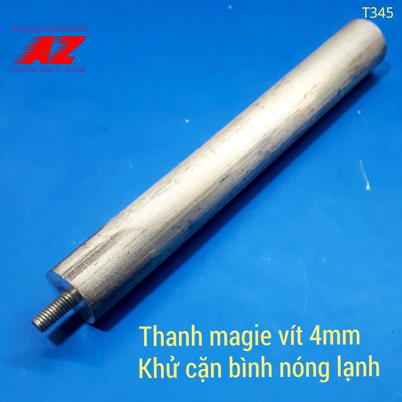 Thanh ANODE vít 4mm chống bám cặn cho Bình nóng lạnh