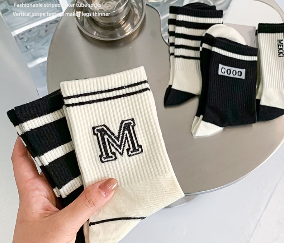 Set 5 Đôi Tất Vớ Nữ Cao Cổ Mekky Siêu HOT