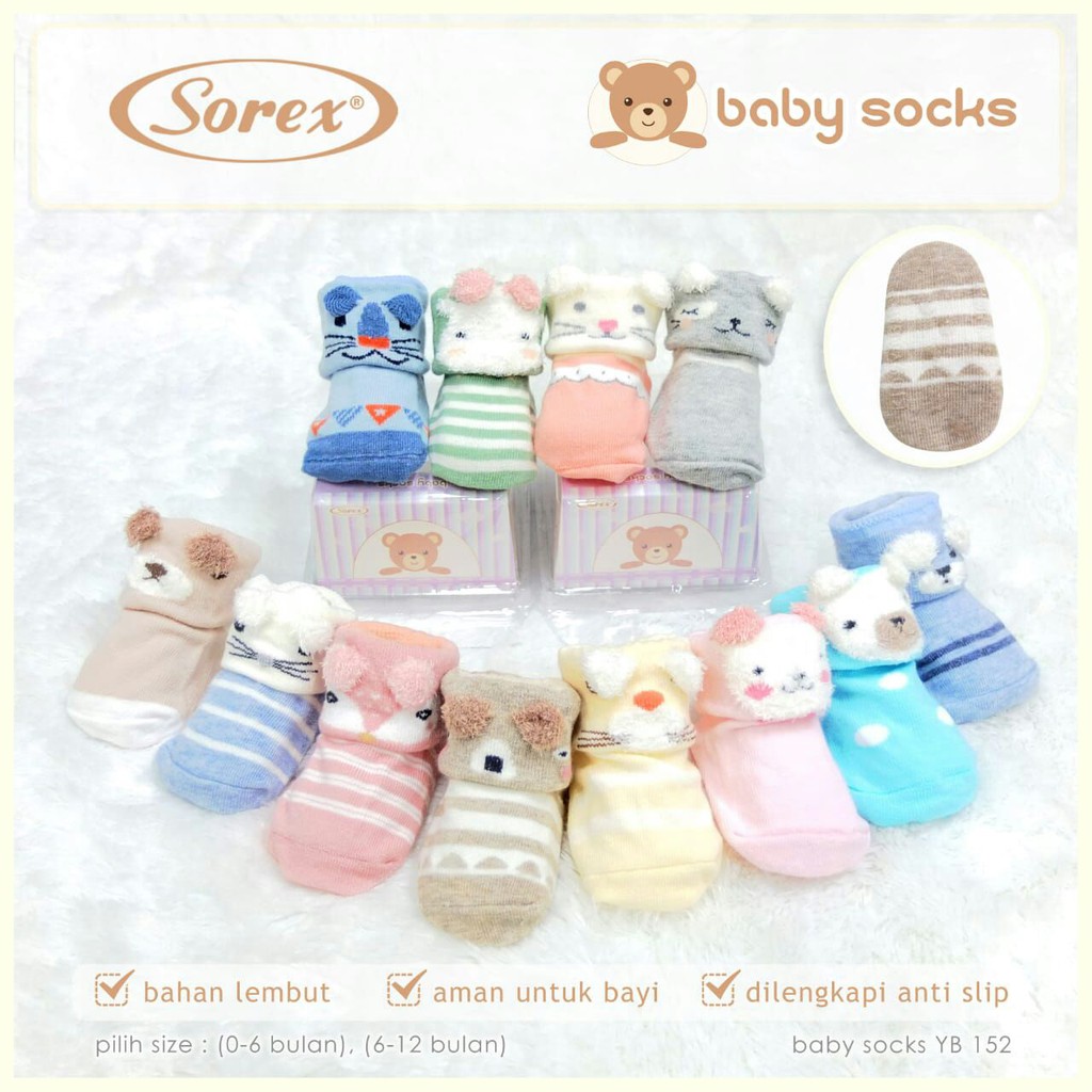 Tất thú siêu sinh cho bé 0-6m nhiều mẫu