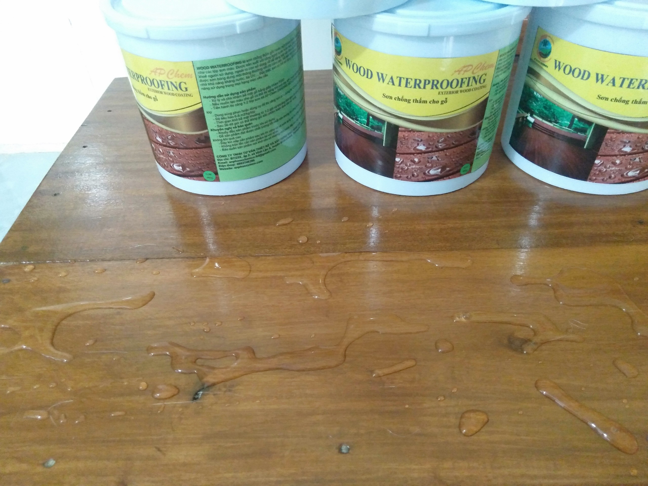 SƠN CHỐNG THẤM GỖ-Wood Waterproofing