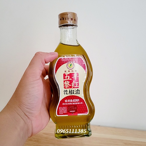 Dầu Hoa Tiêu Đỏ 400ml/ Dầu Tê Đỏ
