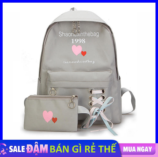 BALO THỜI TRANG HÀN QUỐC - BALO TIM ĐAN 1998 (không kèm túi nhỏ)