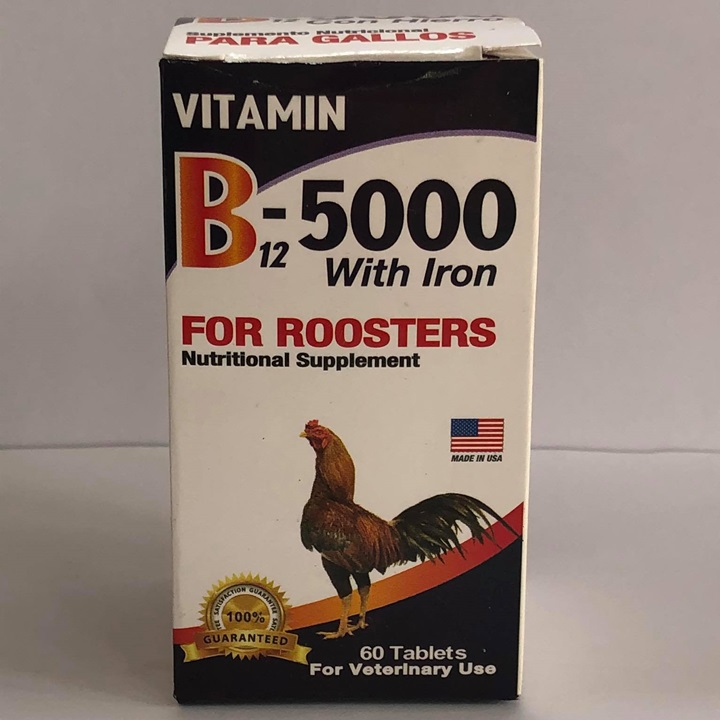 [HCM]B12 5000 GIUP GÀ LEN NUOC MAU - HỦ 60 VIÊN
