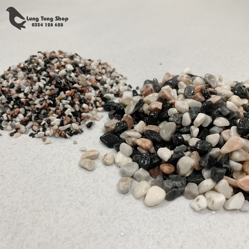 Sỏi ba màu tự nhiên ( chọn size )