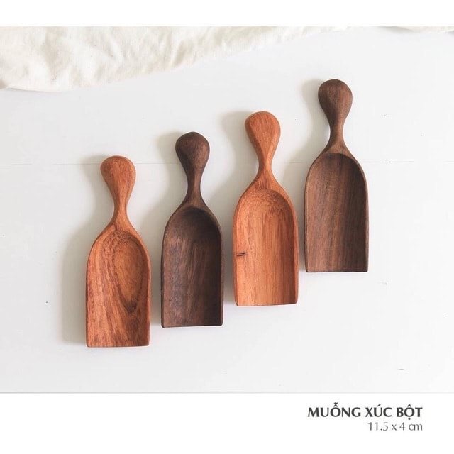 Wooden spice spoon