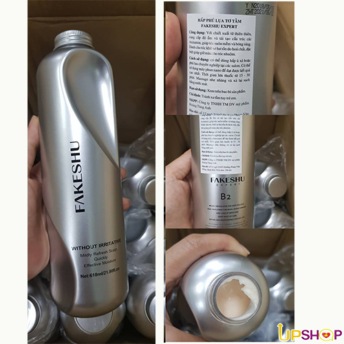 Ủ Lụa Tơ Tằm Fakeshu Kaasene 618ml dưỡng tóc mềm mượt, Phục Hồi Tóc Hư Tổn