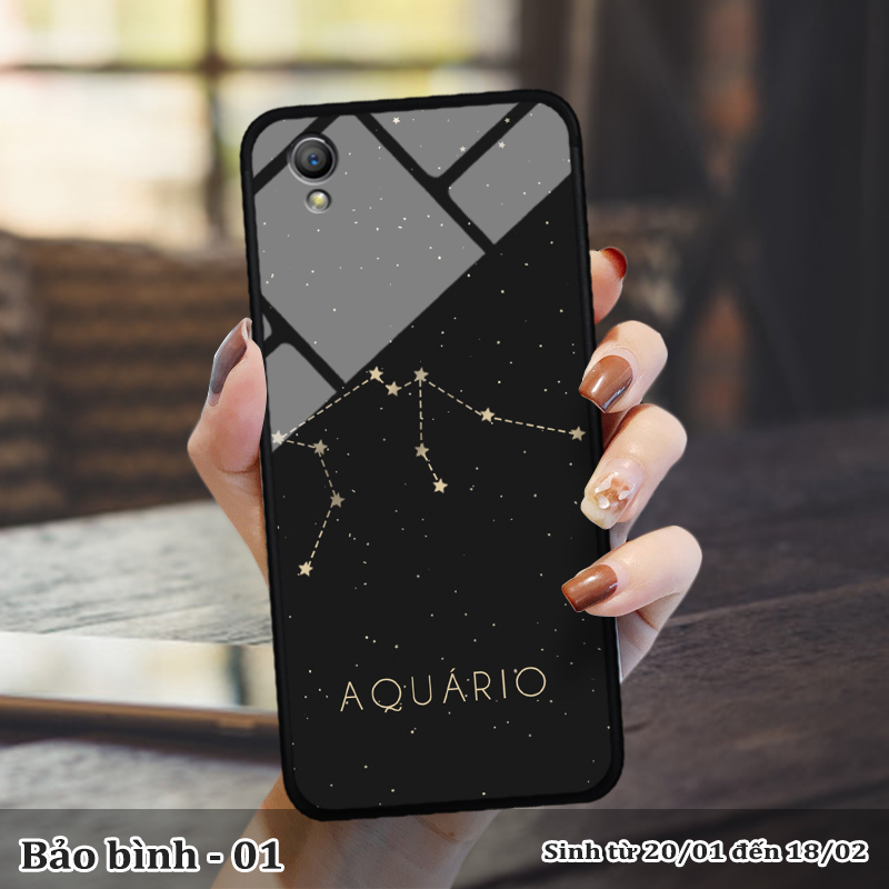 Ốp kính Oppo A37 in cung hoàng đạo