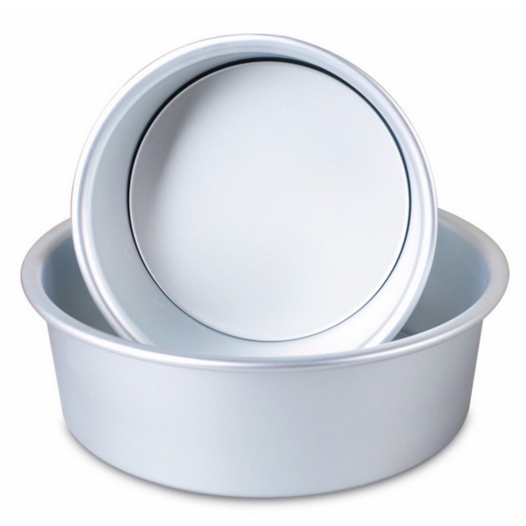 Khuôn Làm Bánh Bông Lan Nhôm Đúc Tròn Đế Rời 6inch -- 7inch -- 8inch Hàng Nhập Khẩu
