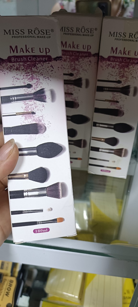 Nước rửa cọ Miss Rose Make up Brush Cleaner siêu sạch