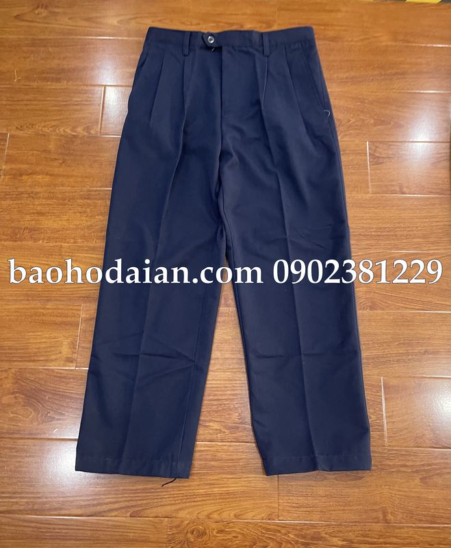 Quần bảo vệ kaki thành công màu xanh đen