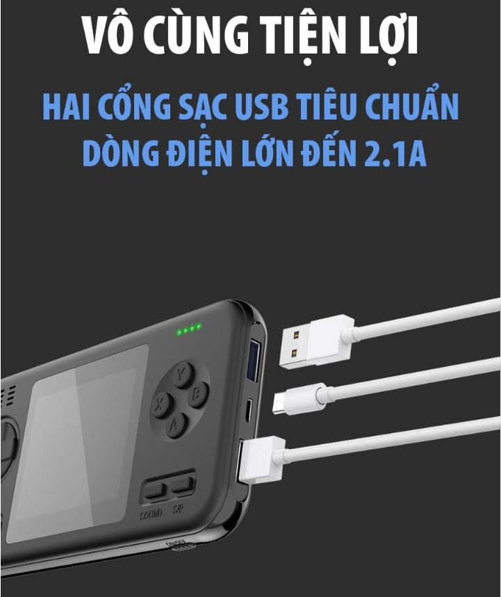 Sạc Dự Phòng Kèm Máy Chơi Game