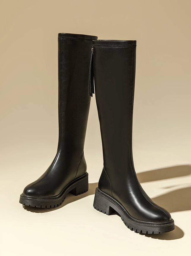 Boots Đùi Nữ Da Bóng Exull 1218800560