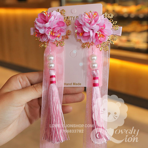Combo 2 kẹp tóc cổ trang cho bé gái(nhiều mẫu)