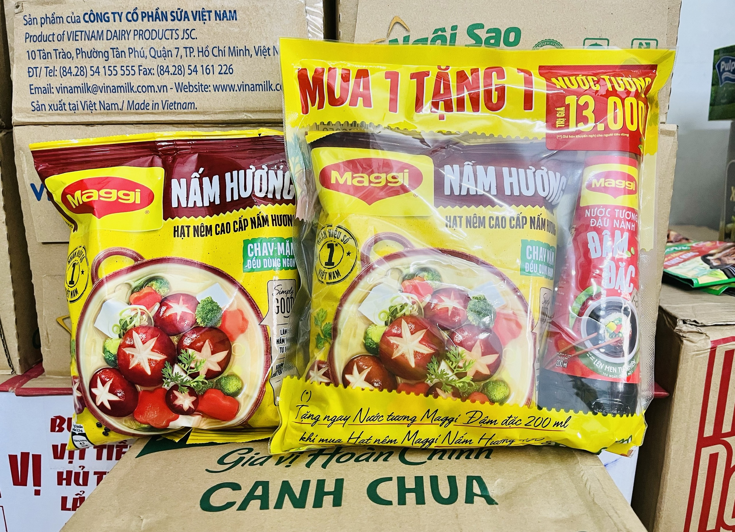 Hạt nêm chay nấm hương Maggi gói (450g)