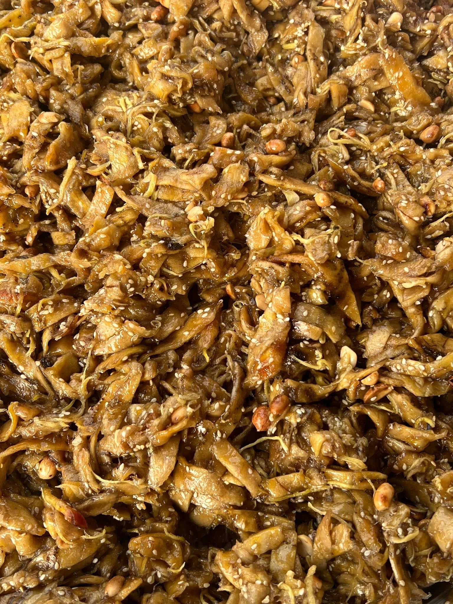 500G mứt chuối dẻo đậu mè gừng siêu thơm ngon