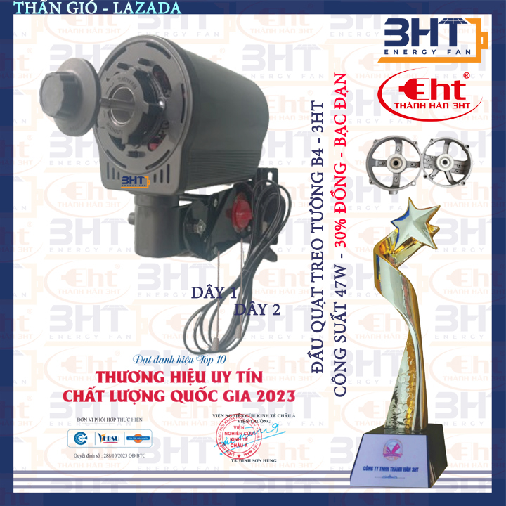 ĐẦU QUẠT TREO SẮT B4-47W/220V