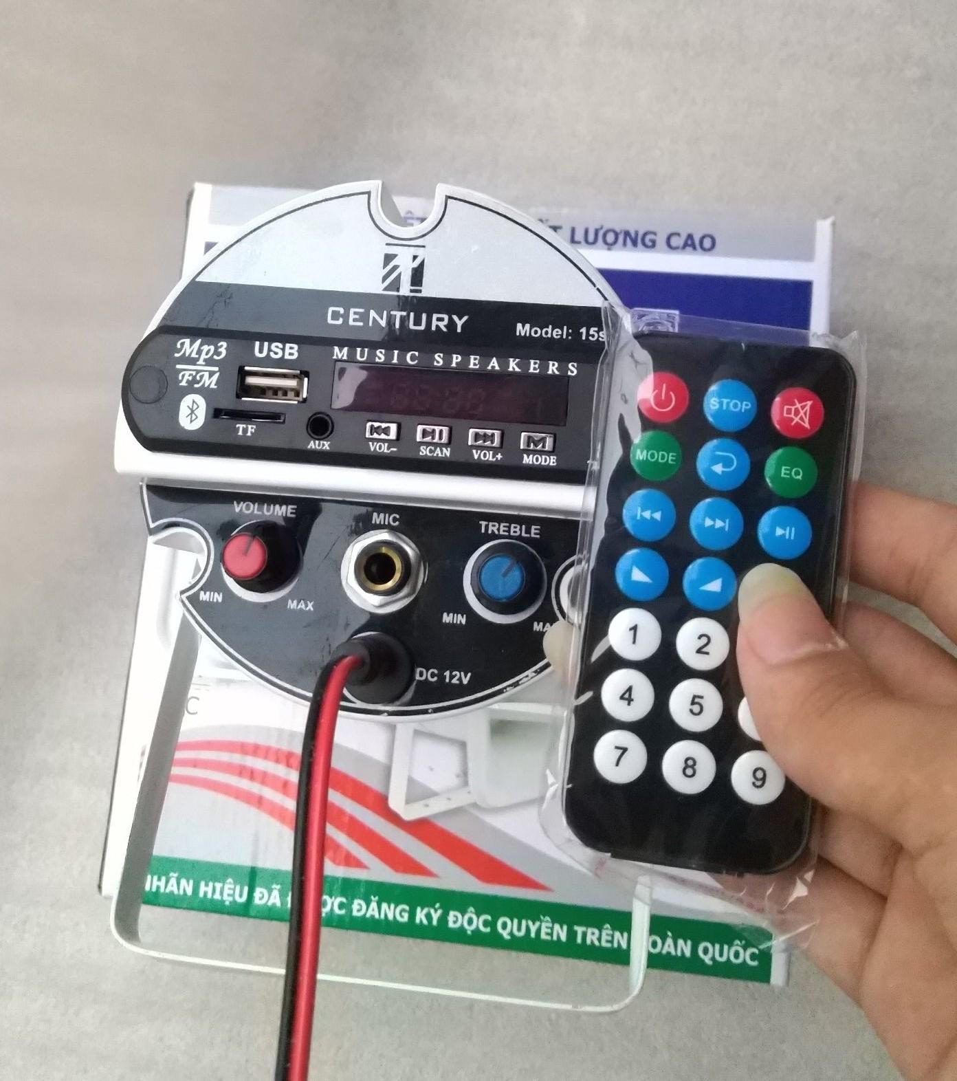 Loa nén liền âm li 12v - có thẻ nhớ có bluetooth