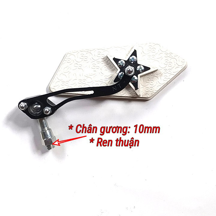 GƯƠNG CHIẾU HẬU XE MÁY 5 CẠNH (MỘT CHIẾC BÊN TRÁI)
